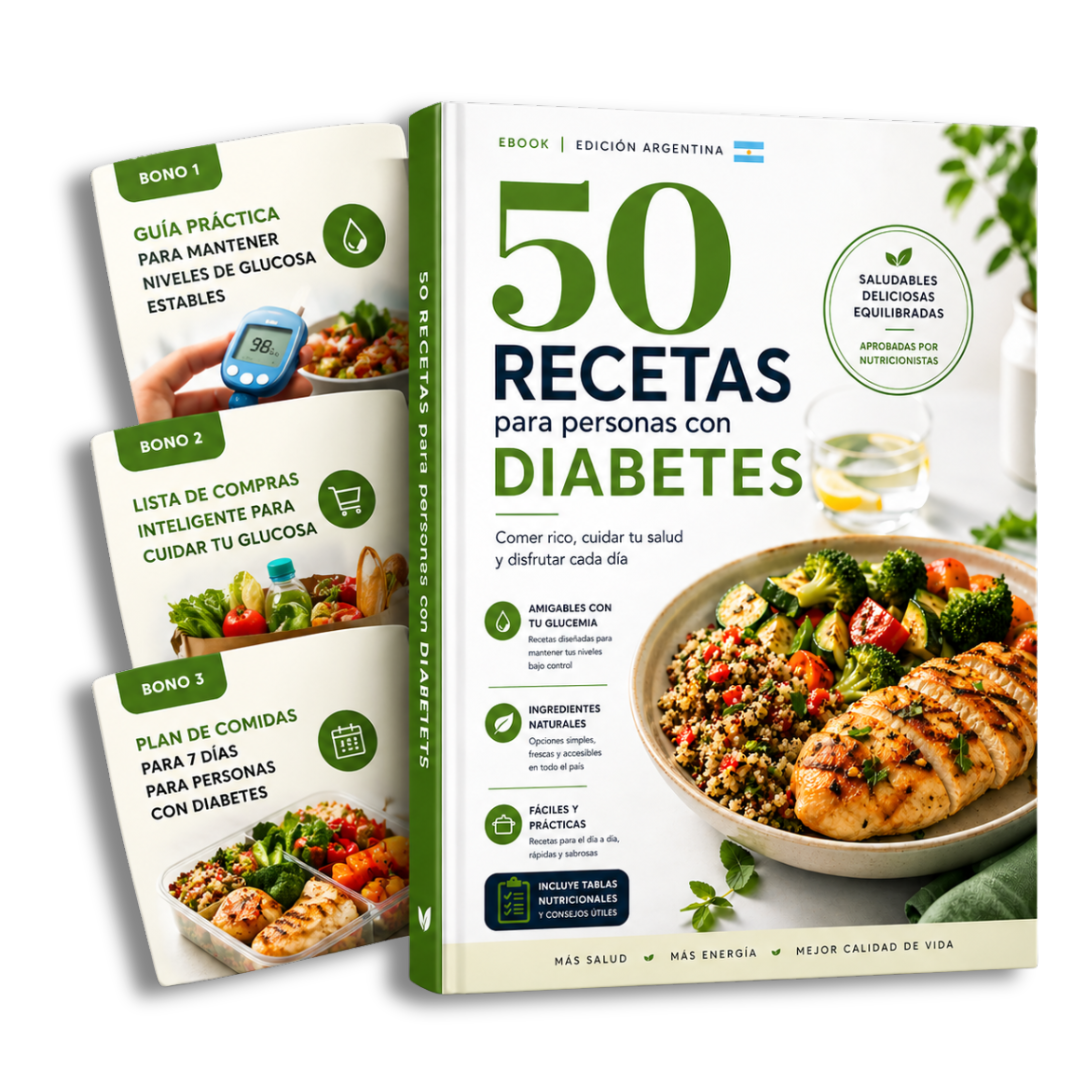 Si tenes Diabetes, Esto es Para Vos: recetas que SÍ vas a disfrutar + 3 bonos